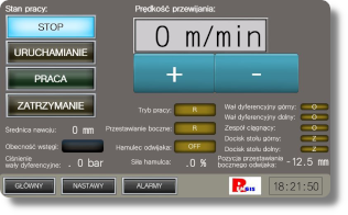 Maszyna do cicia paskw z cienkich i grubych materiaw. Bobiniarka - paskarka.